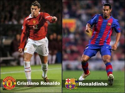 cristiano ronaldo vs ronaldinho